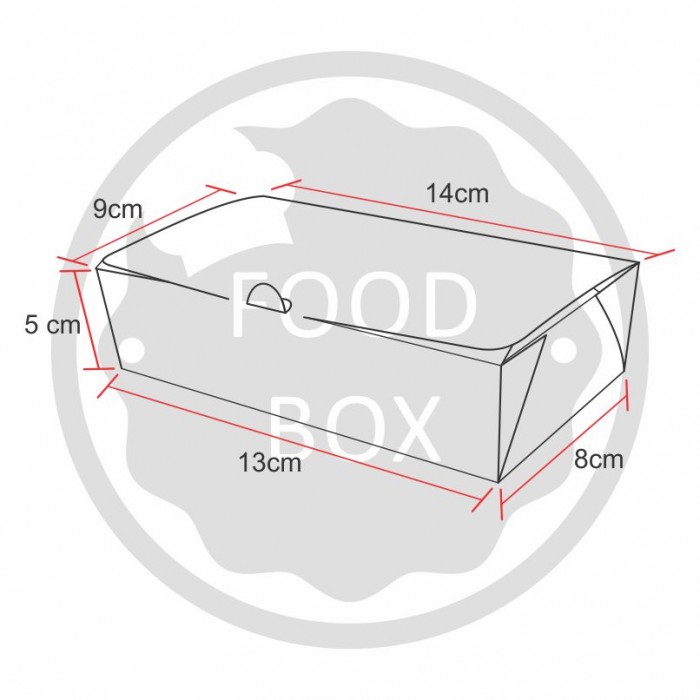 Embalagem Eco Box F174 Padrão - 600ml - 100 unidades  