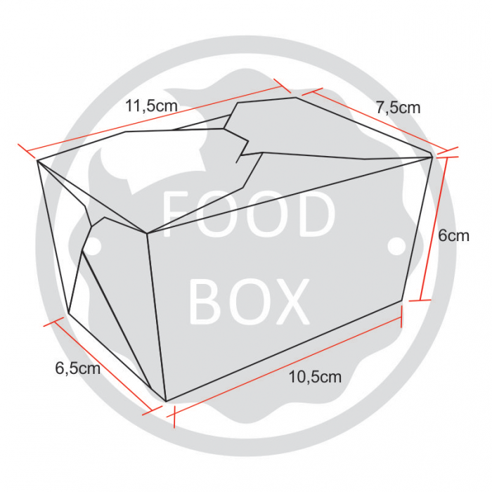 Embalagem Eco Box F192 – 500 ml - 100 unidades