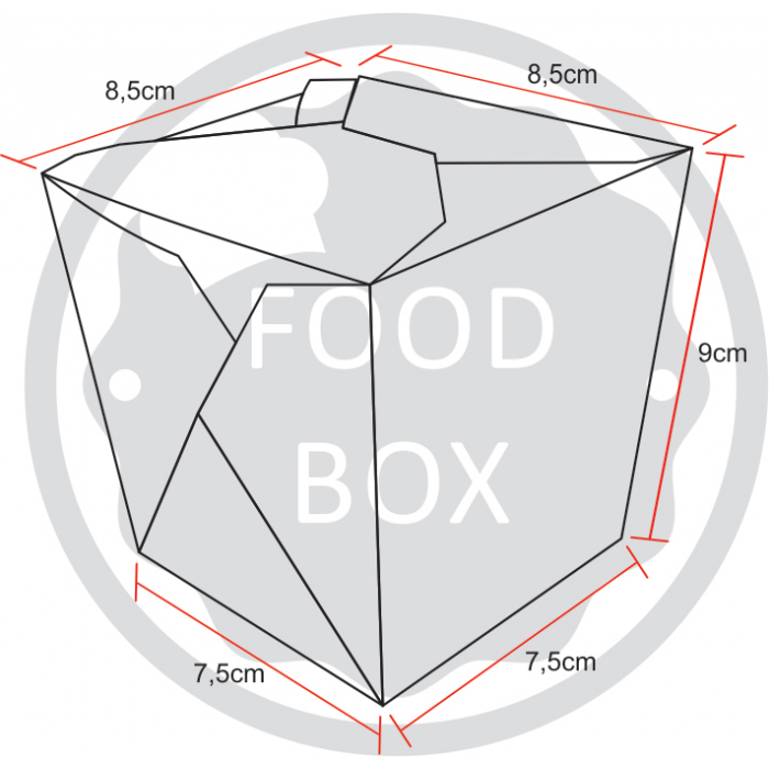 Embalagem Eco Box F193 - 500 ml - 100 unidades