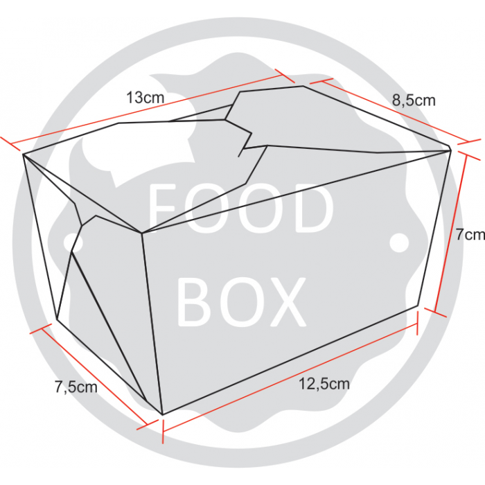 Embalagem Eco Box F194 - 750 ml - 100 unidades