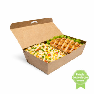 Embalagem Eco Box F252 – 1.200 ml - 100 unidades