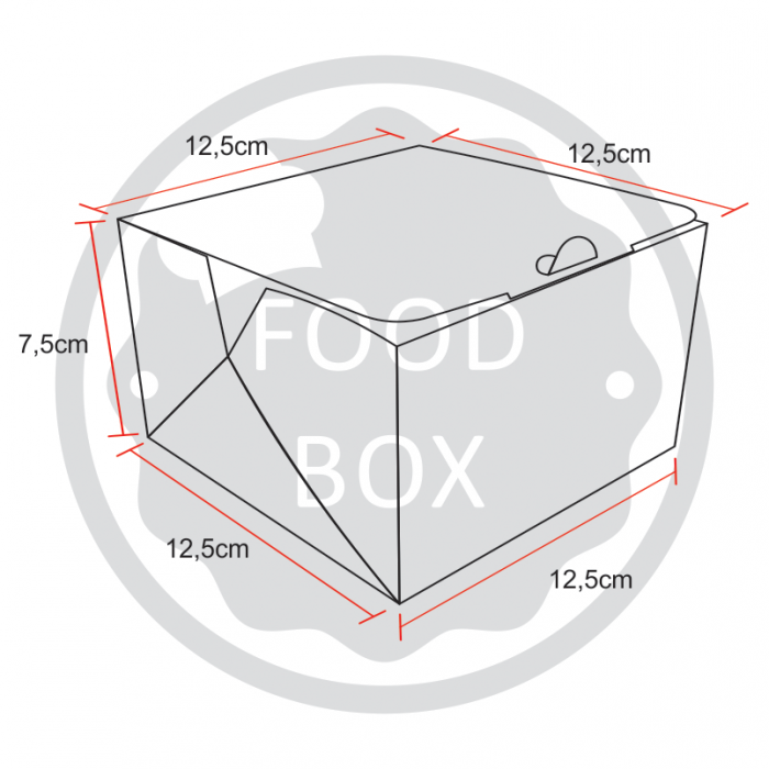Embalagem Eco Box F271 – 1.200 ml  - 100 unidades