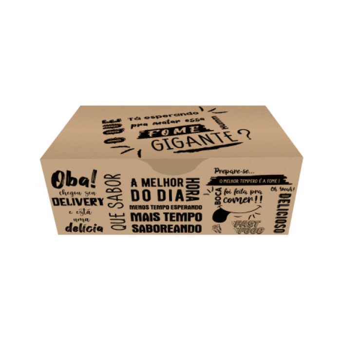 Embalagem Combo ou Porções - 2.000 ml (pacote 100 pçs)