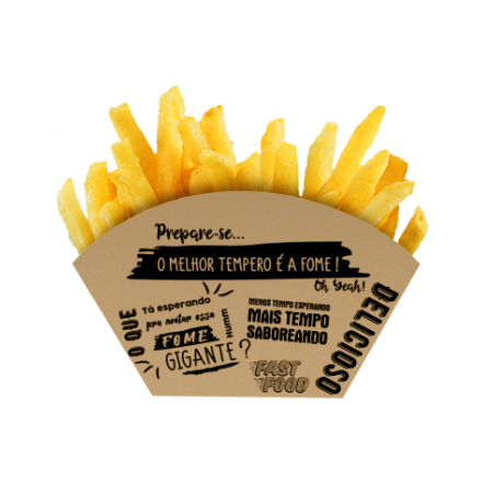 Embalagem Barca Hambúrguer, Fritas ou Porções (pacote 100 pçs)